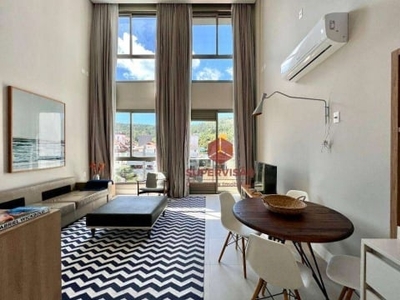 Loft com 1 quarto à venda, 77 m² por r$ 1.350.000 - jurerê - florianópolis/sc