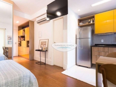 Studio, 34 m² - venda por r$ 650.000,00 ou aluguel por r$ 4.115,00/mês - brooklin paulista - são paulo/sp