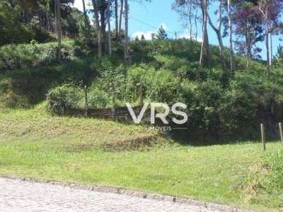 Terreno à venda, 499 m² por r$ 165.000,00 - vargem grande - teresópolis/rj