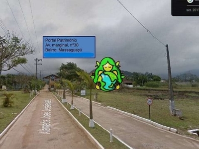 Terreno à venda, portal do patrimonium, massaguaçu - caraguatatuba, sp