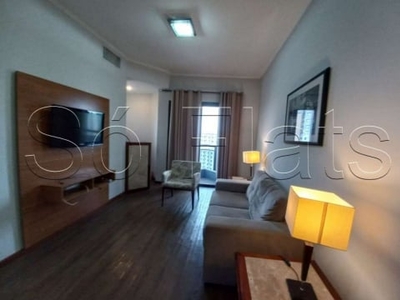 Flat massis com 48m², 1 dormitório e 1 vaga disponível para locação próximo da bela vista.