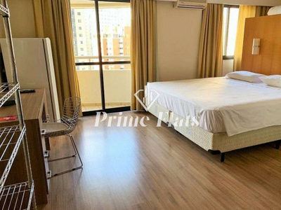 Flat para locação no hotel slaviero essential são paulo ibirapuera, com 1 dormitório, 1 vaga e 35m²