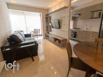 Apartamento à venda em Campo Belo com 51 m², 1 quarto, 1 suíte, 1 vaga
