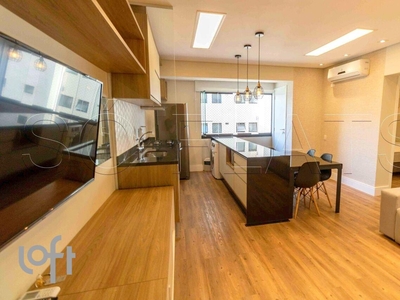 Apartamento à venda em Moema Pássaros com 50 m², 1 quarto, 1 suíte, 1 vaga