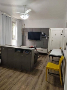 Apartamento em Itararé, São Vicente/SP de 58m² 1 quartos à venda por R$ 244.000,00