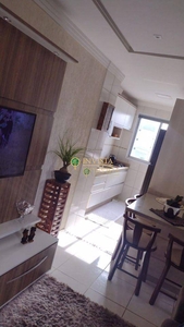 Apartamento em Praia João Rosa, Biguaçu/SC de 52m² 2 quartos à venda por R$ 179.000,00