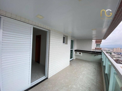 Apartamento em Vila Caiçara, Praia Grande/SP de 61m² 1 quartos à venda por R$ 364.000,00
