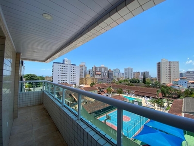 Apartamento em Vila Caiçara, Praia Grande/SP de 77m² 2 quartos à venda por R$ 410.000,00 ou para locação R$ 2.800,00/mes