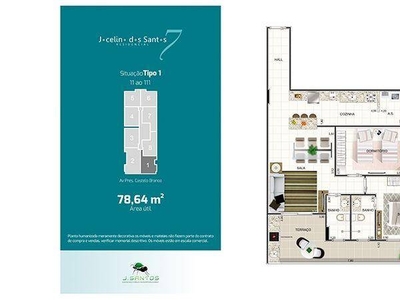 Apartamento em Vila Mirim, Praia Grande/SP de 78m² 2 quartos à venda por R$ 559.900,00