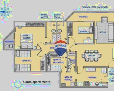 3 quartos 118m² - Res. Tarumã - Águas Claras