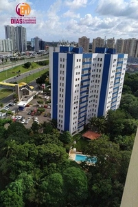 Alugo Apartamento na Paralela com 70m2 em condomínio fechado com clube com pis inspiraçã