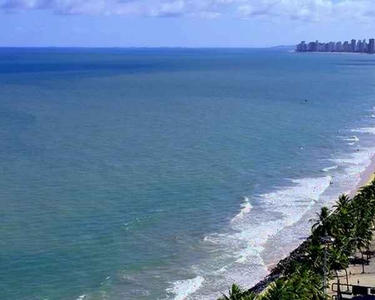 Amplo Apartamento de dois dormitórios , todo mobiliado, a Beira Mar, em Boa Viagem, Recife