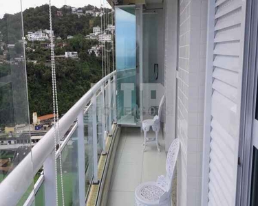 Apartamento 1 suíte, sala 2 ambientes com lavabo no José Menino em Santos