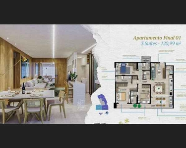Apartamento 3 Quartos, 90 m² à venda na Graciosa - Acqua Design