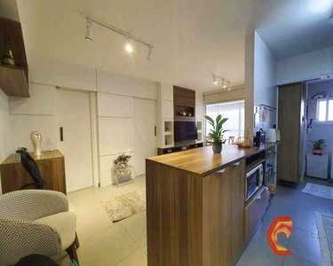 Apartamento com 1 dormitório 1 vaga sacada gourmet à venda, 53 m² no Anália Franco