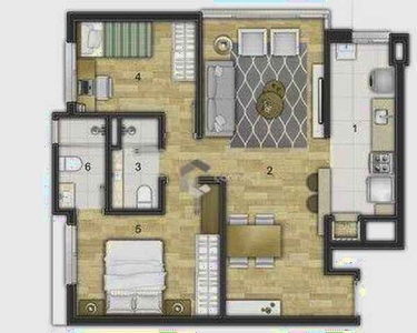 Apartamento com 2 dormitórios à venda, 63 m² por R$ 686.000,00 - Passo d'Areia - Port