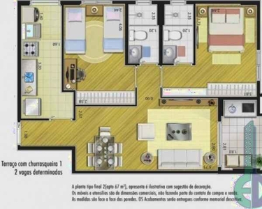 Apartamento com 2 quartos a venda em São Caetano do Sul SP, apartamento pronto para morar