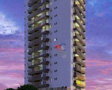 Apartamento com 3 dormitórios à venda, 107 m² por R$ 723.000,00 - Vila Guilhermina - Praia
