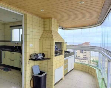Apartamento com 3 dormitórios à venda, 118 m² por R$ 735.000,00 - Aviação - Praia Grande/S