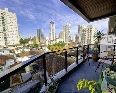 Apartamento com 3 dormitórios à venda, 142 m² por R$ 730.000,00 - Embaré - Santos/SP