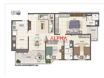 Apartamento Com 3 Quartos Para Comprar No Centro Em Contagem/mg