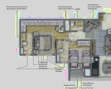 Apartamento de 68m² sendo 2 dormitórios com 1 suite com 1 vaga na Mooca