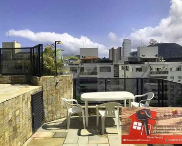 Apartamento de cobertura guaruja 2 dormitorios 158m2 2vagas enseada jardim santa genoveva