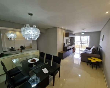 APARTAMENTO MOBILIADO 117 METROS 3 DORMITORIOS 1 SUITES 2 VAGAS DEMARCADAS LAZER COMPLETO