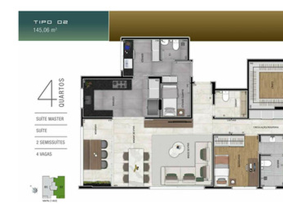Apartamento No Apartamento Com 4 Dorm E 145m, Gutierrez