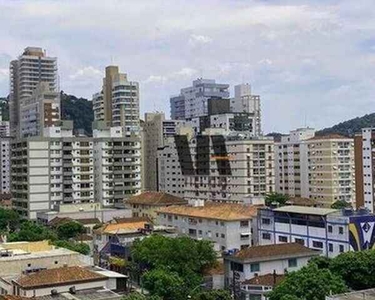 Apartamento Reformado 2 dormitórios à venda, 94 m² - Gonzaga - Santos/SP
