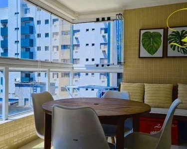 Apartamento semi mobiliado no Canto do Forte, somente 150m da praia de 3 quartos!!!