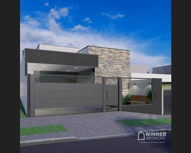 Casa com 3 dormitórios à venda, com piscina e cozinha gourmet142 m² por R$ 730.000 - Jardi