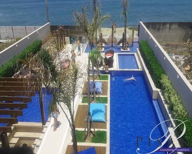 Ocean Pontal, apartamento garden 2 quartos + clube na praia com transporte exclusivo