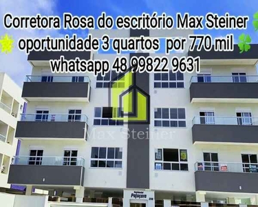 R@Apartamento pronto para venda com 3 quartos, financie,praia dos Ingleses Florianópolis.