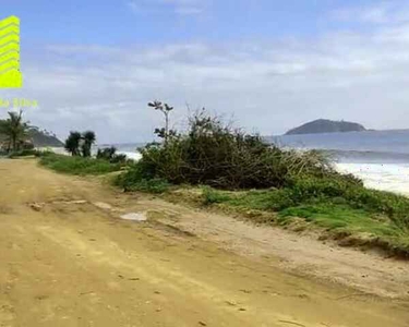 Terreno pé na areia frente mar plano na praia de Armação, próximo ao parque Beto Carrero