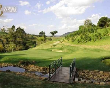 Terreno plano no condomínio Portal Japy Golf Club