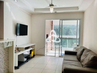 Apartamento com 2 dormitórios à venda, 77 m² por r$ 720.000,00 - josé menino - santos/sp