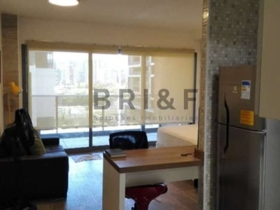 Apartamento studio no brooklin, 1 suíte, 1 banheiro, 1 vaga