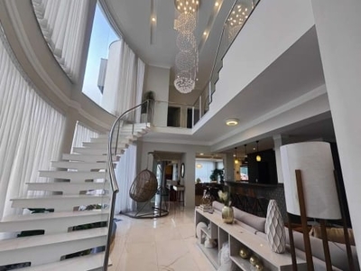 Casa alto padrão - 360 m² - condomínio swiss park - imóvel mobiliado