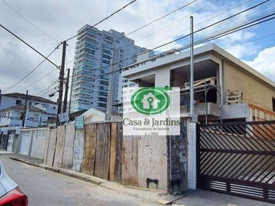 Casa com 3 dormitórios à venda, 115 m² por r$ 850.000,00 - embaré - santos/sp