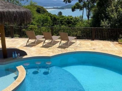 Casa em condomínio fechado com 3 quartos à venda em toninhas, ubatuba , 600 m2 por r$ 6.000.000