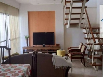 Cobertura à venda, 190 m² por r$ 1.600.000,00 - pque. resid. aquarius - são josé dos campos/sp