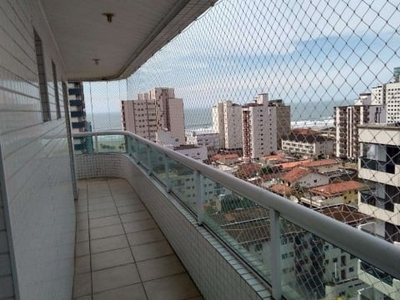 Cobertura com 3 dormitórios à venda, 170 m² por r$ 1.100.000,00 - vila guilhermina - praia grande/sp