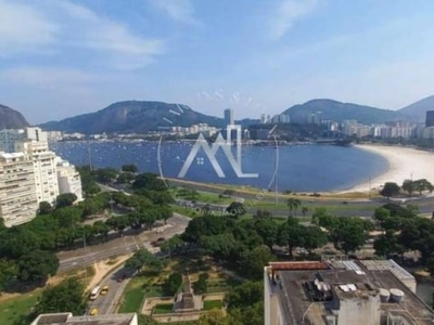 Excelente apartamento, amplo, espaçoso, com uma vista incrível da enseada de botafogo.