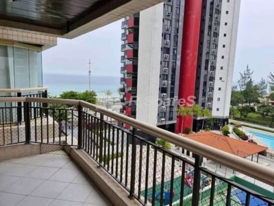 Flat com 1 quarto à venda na avenida lúcio costa, barra da tijuca, rio de janeiro, 55 m2 por r$ 800.000