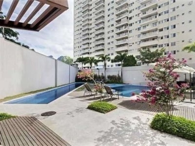 Flat com 1 quarto à venda na rua pedra dourada, jacarepaguá, rio de janeiro, 37 m2 por r$ 250.000