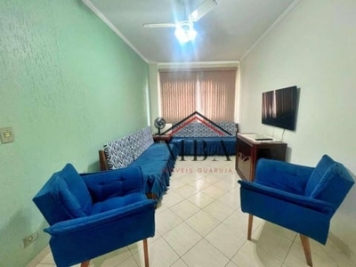 Locação anual - apartamento com 2 dormitórios para alugar, 65 m² por r$ 2.800/mês - praia das pitangueiras - guarujá/sp