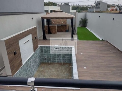 Sobrado para venda e locacao de 278m2 com 4 quartos, piscina e churrasqueira em condominio fechado park gran reserve em indaiatuba -sp