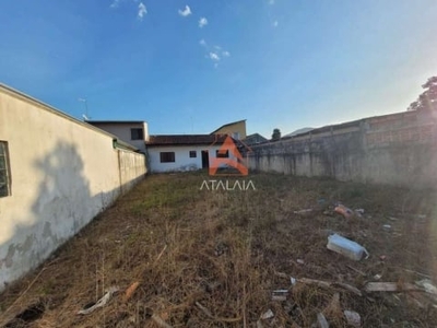 Terreno à venda na avenida presidente castelo branco, 15216, jardim princesa, praia grande, 250 m2 por r$ 215.000