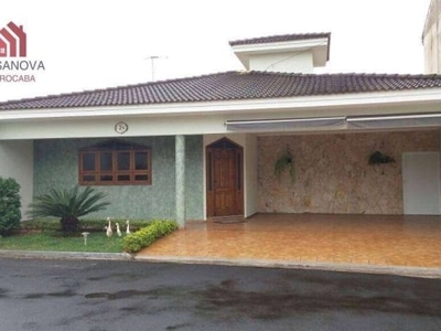 Casa com 3 dormitórios, 250 m² - venda por R$ 1.200.000,00 ou aluguel por R$ 4.836,50/mês - Condomínio Mirante de Ipanema - Sorocaba/SP